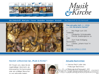 musikundkirche.de website preview