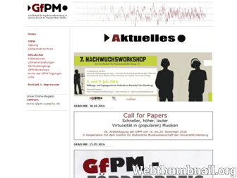 popularmusikforschung.de website preview