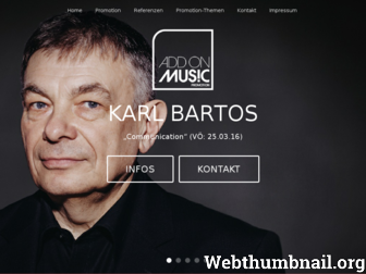 add-on-music.de website preview