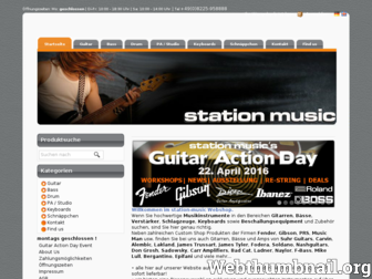 station-musicshop.de website preview