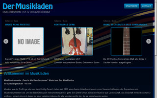 dermusikladen.com website preview