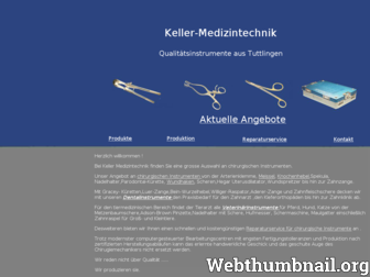 keller-medizintechnik.com website preview