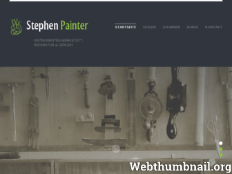 stephen-painter.de website preview