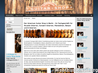 guitar-shop.de website preview