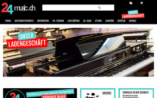 shop.24music.ch website preview