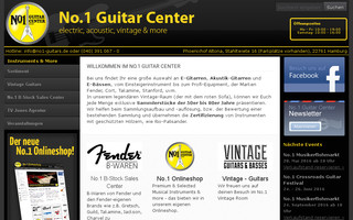 no1-guitars.de website preview