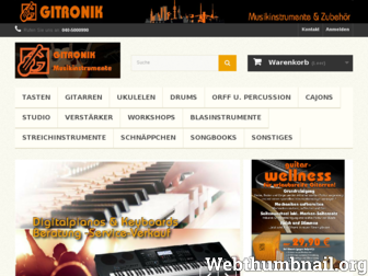 gitronik.de website preview