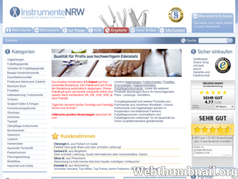 instrumentenrw.de website preview
