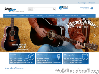 musikhaus-bopp.de website preview