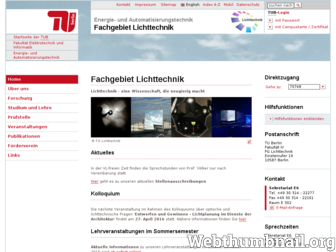 li.tu-berlin.de website preview