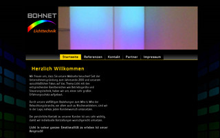 bohnet-lichttechnik.de website preview