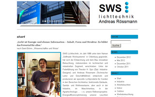 sws-lichttechnik.de website preview