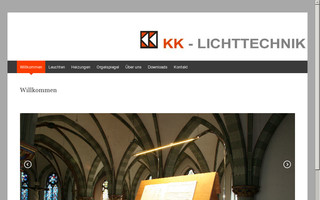 kk-lichttechnik.de website preview