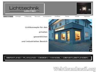 hein-lichttechnik.de website preview