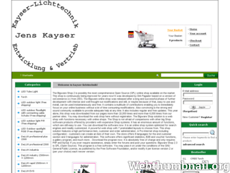 kayser-lichttechnik.de website preview