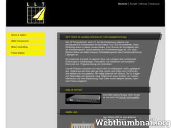 llt-lichttechnik.de website preview