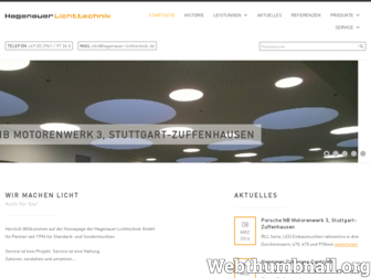 hagenauer-lichttechnik.de website preview