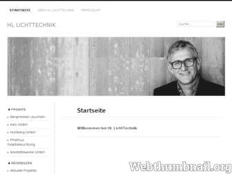 hl-lichttechnik.com website preview