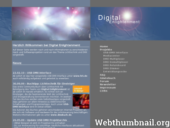 digital-enlightenment.de website preview