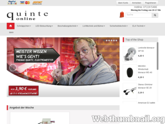 quinte-online.de website preview