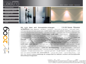 leistro-lichtdesign.de website preview