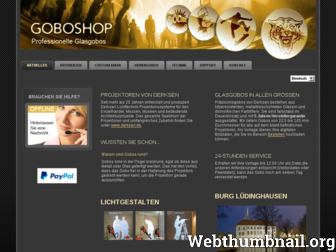 goboshop.derksen.de website preview