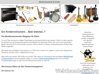 musikinstrumente-fuer-kinder.de website preview