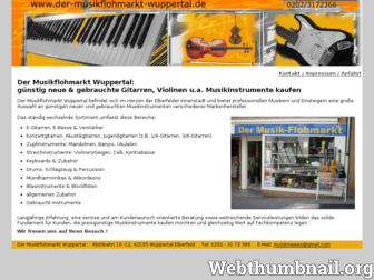 der-musikflohmarkt-wuppertal.de website preview