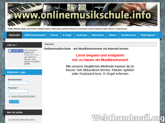 musikinstrumente.lernen-im-internet.info website preview