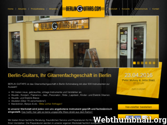 berlin-guitars.com website preview
