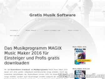 gratis-musik-software.de website preview