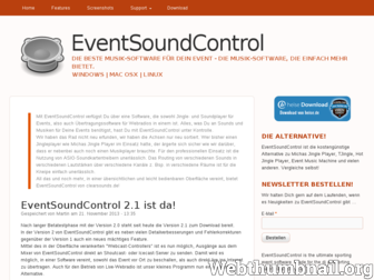 eventsoundcontrol.de website preview