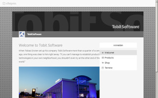 tobit.com website preview