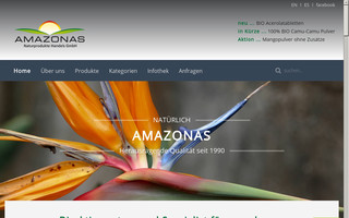 amazonas-products.com website preview