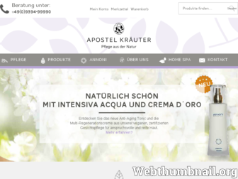 apostel-kraeuter.de website preview