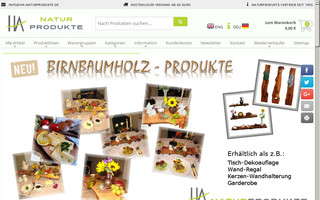 shop.ha-naturprodukte.de website preview