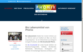 phoenix-naturkost.de website preview