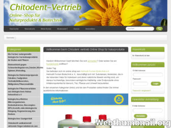 chitodent-vertrieb.de website preview