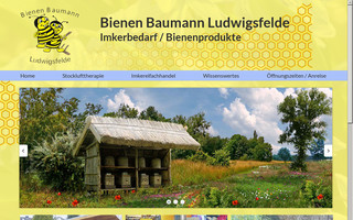bienen-baumann.de website preview