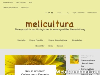 melicultura.de website preview