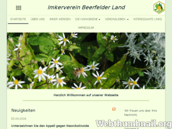 imkerverein-beerfelderland.de website preview