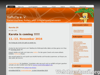 karota-ev.org website preview