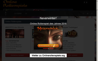 onlinerollenspiele.org website preview
