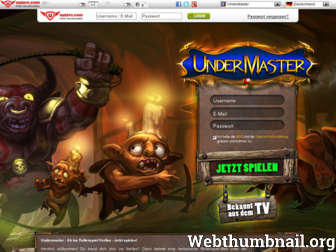 undermaster.upjers.com website preview