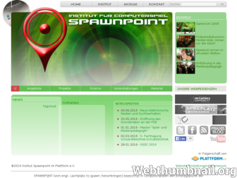 ics-spawnpoint.de website preview