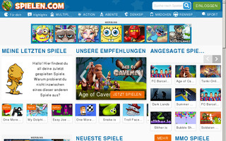 spielen.com website preview