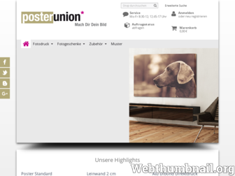 poster-union.de website preview