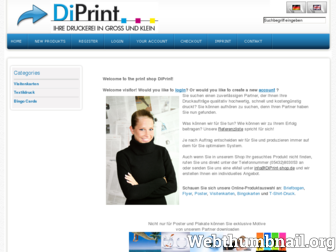 diprint-shop.de website preview