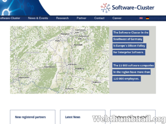 software-cluster.com website preview