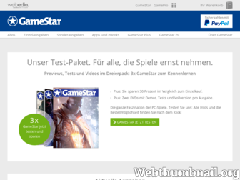 shop.gamestar.de website preview
